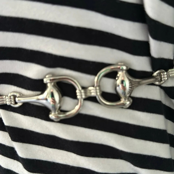 Horsebit ? Metal Chain Belt Long EUC 50in Y2K main image 7